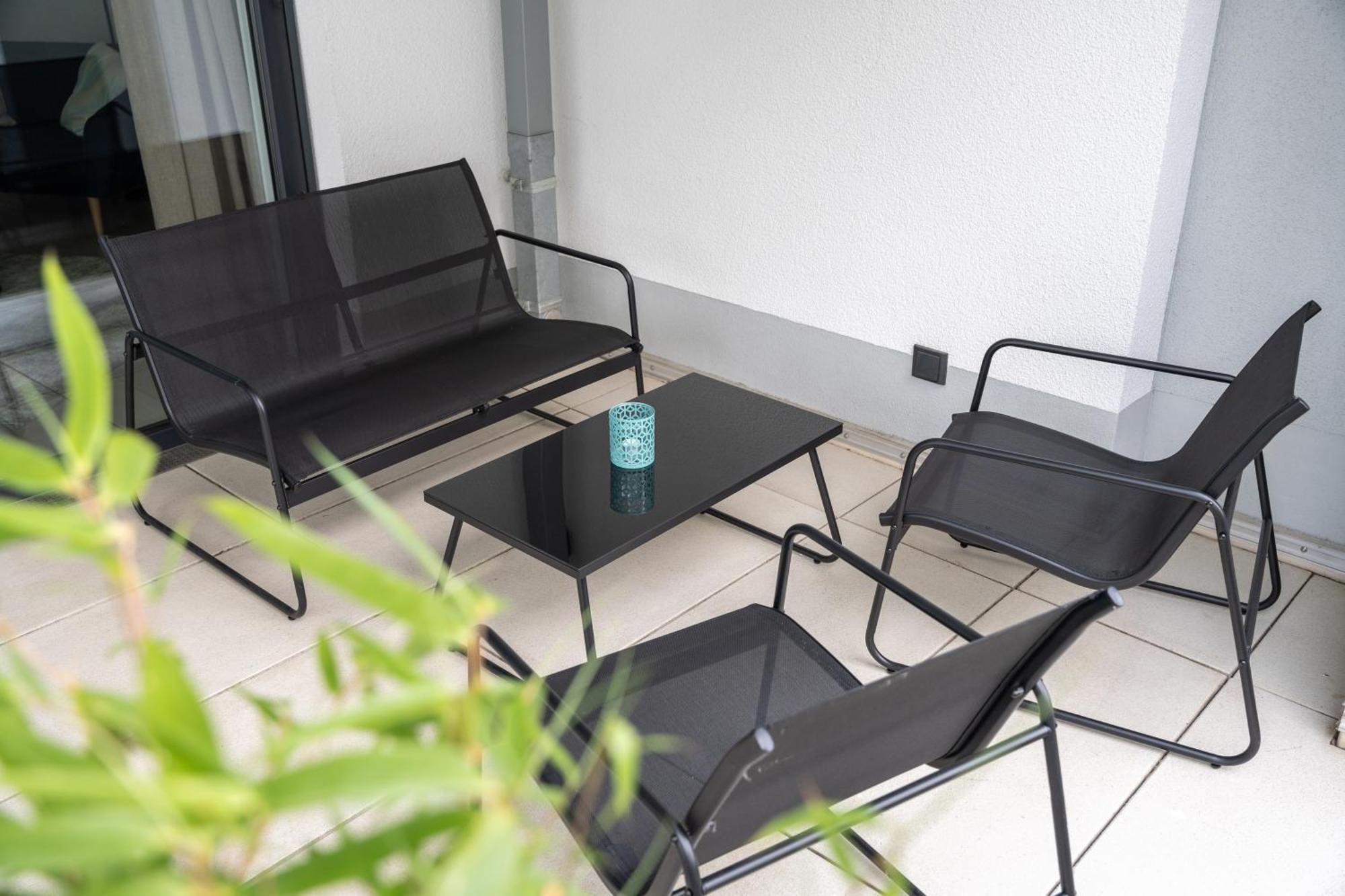 Zentral - Fuer 6 - 2X Frei Parken - Terrasse Apartment Giessen Luaran gambar